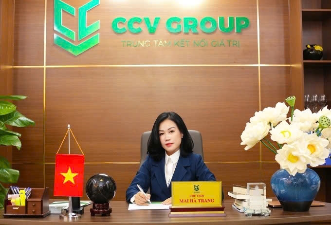 Nữ Chủ tịch CCV Group - Mai Hà Trang.