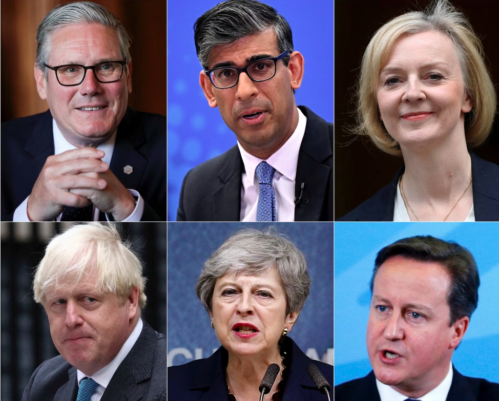Lần lượt các thủ tướng Keir Starmer, Rishi Sunak, Liz Truss, Boris Johnson, Theresa May, David Cameron, đã đến rồi đi, nhưng mèo Larry thì vẫn ở lại.