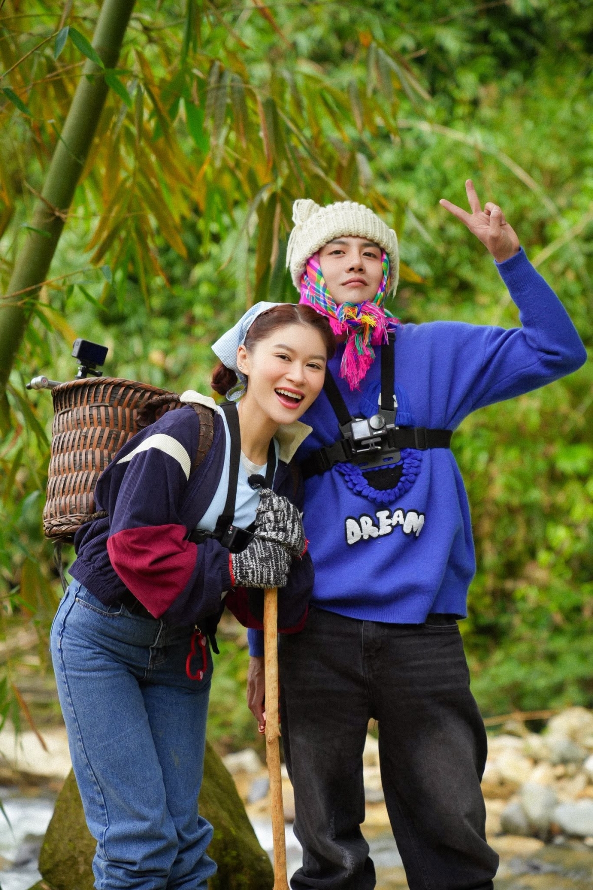 Ngọc Thanh Tâm và Duy Khánh trong Gia đình Haha