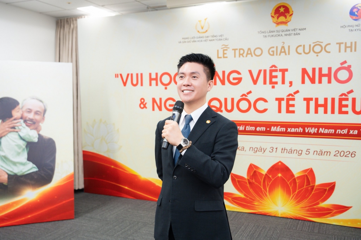 Ông Nguyễn Duy Anh - Tổng Thư ký Mạng lưới Giảng dạy tiếng Việt và Văn hóa Việt Nam toàn cầu