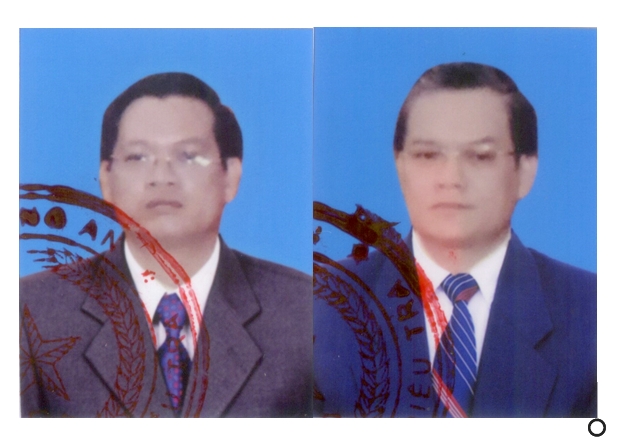 Bị can Nguyễn Thiện Nhân (bên phải) và Nguyễn Ngọc Minh bị truy nã.