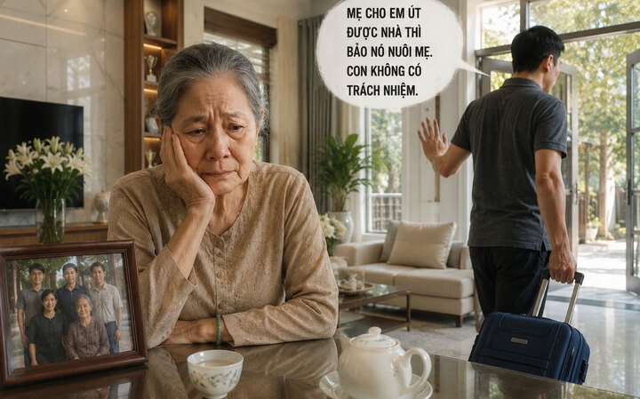 Ngày còn khỏe, tôi luôn nghĩ mình sẽ chia đều cho các con. Nhưng cuộc đời đâu phải lúc nào cũng bằng phẳng.