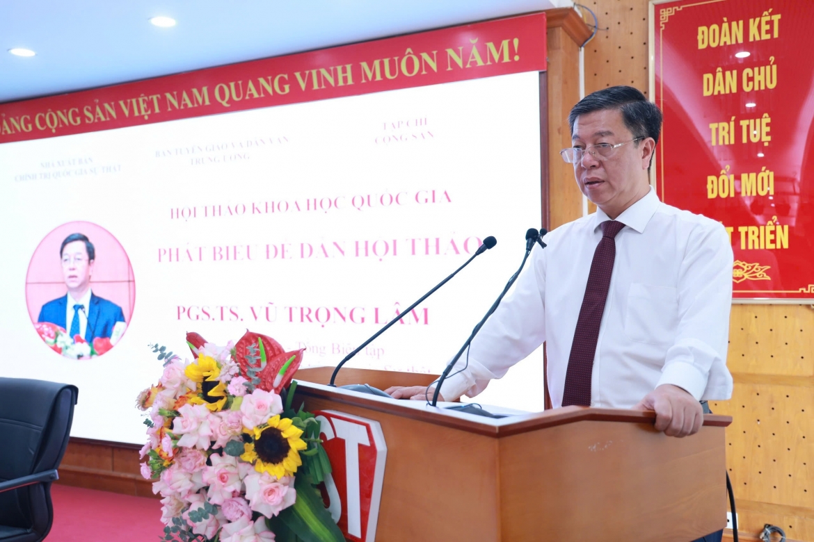 PGS.TS. Vũ Trọng Lâm, Giám đốc - Tổng Biên tập Nhà xuất bản Chính trị quốc gia Sự thật.