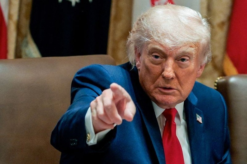 Ông Trump tuyên bố Iran đã đồng ý từ bỏ tham vọng hạt nhân. Ảnh: Reuters