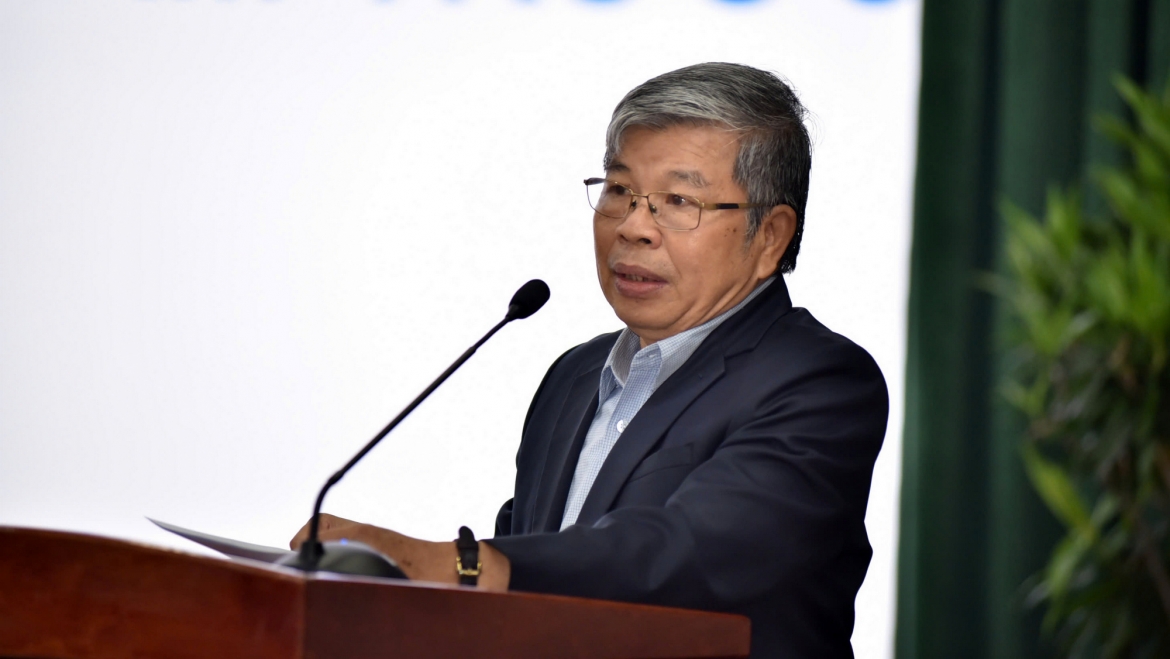 PGS.TS Hà Minh Hồng, Phó Chủ tịch Hội Khoa học - Lịch sử TP.HCM (ảnh: Q.H)