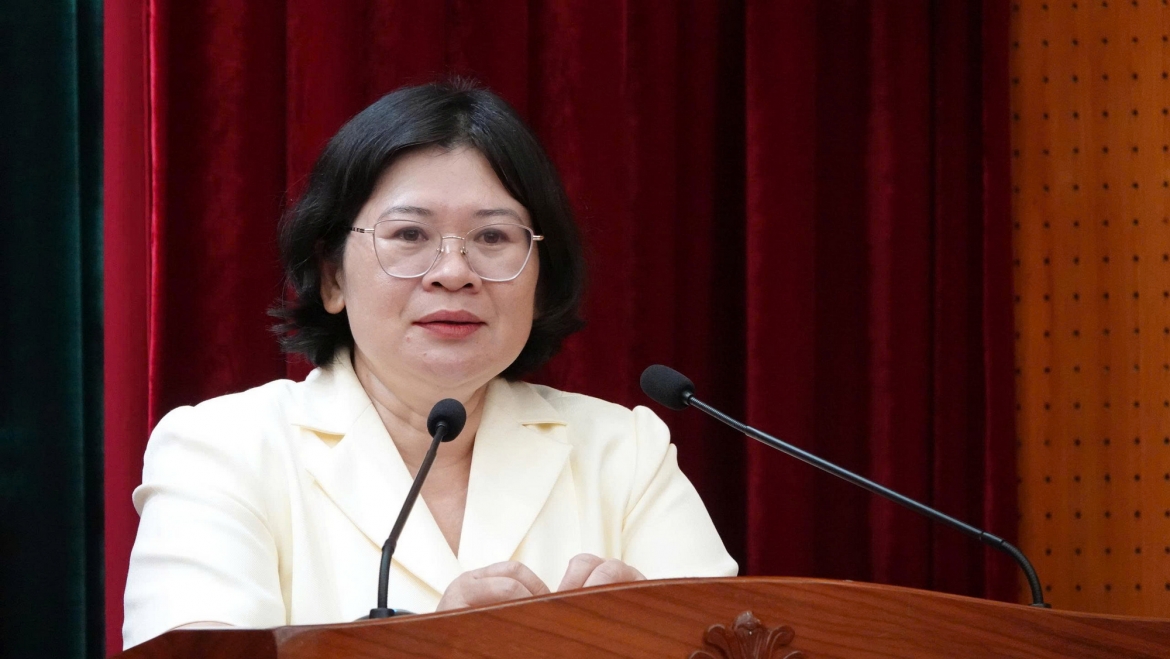 Phó Bí thư Thành ủy TP.HCM Văn Thị Bạch Tuyết (ảnh: N.V)