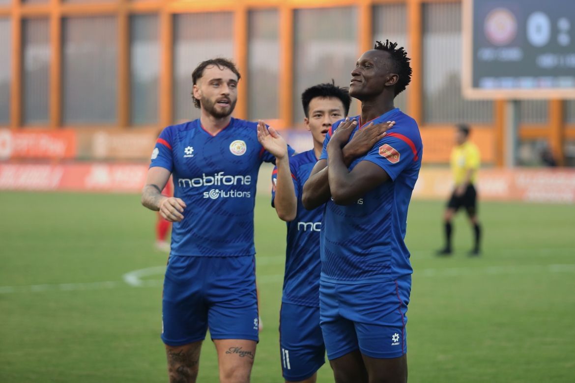 PVF-CAND có chiến thắng quan trọng trước CLB Hải Phòng ở vòng 25 V-League 2025/2026. (Ảnh: VPF)