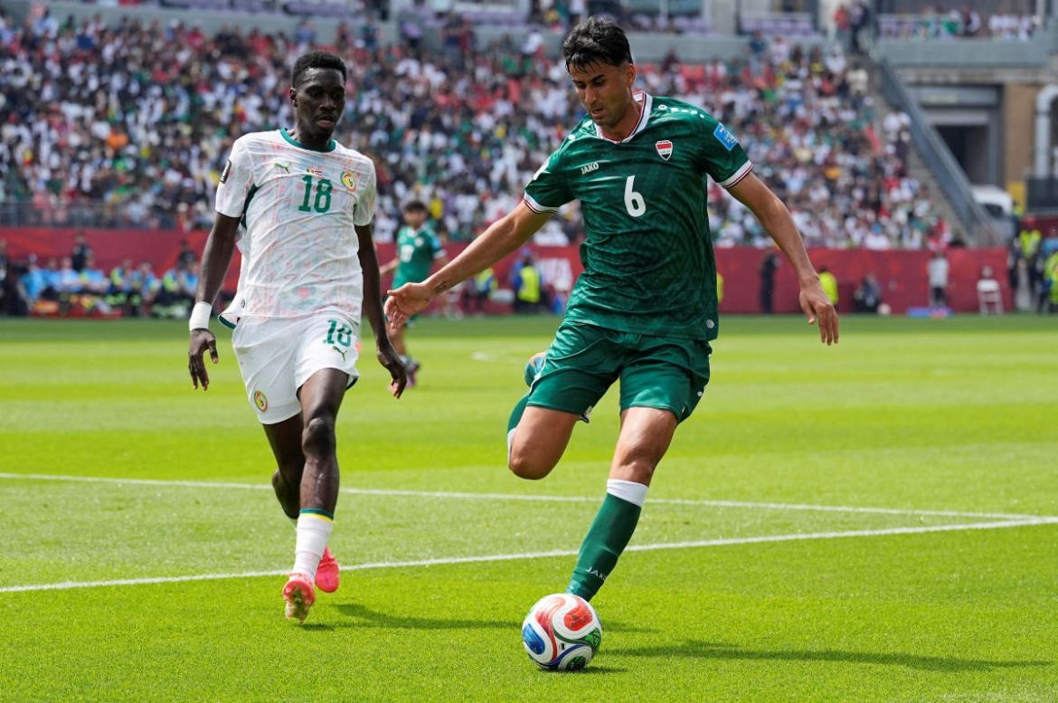 Iraq đang có thế trận tốt trước Senegal (Ảnh: Reuters).