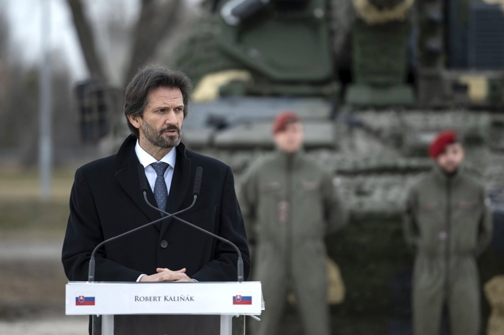 Bộ trưởng Quốc Phòng Slovakia Kaliňák. (Ảnh: Reuters)
