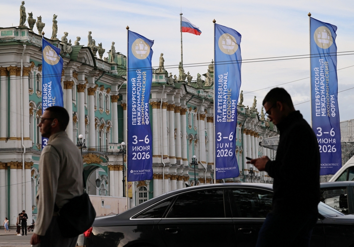 Diễn đàn Kinh tế Quốc tế St. Petersburg lần thứ 29 (SPIEF 2026) diễn ra từ ngày 3-6/6. (Ảnh: Reuters)