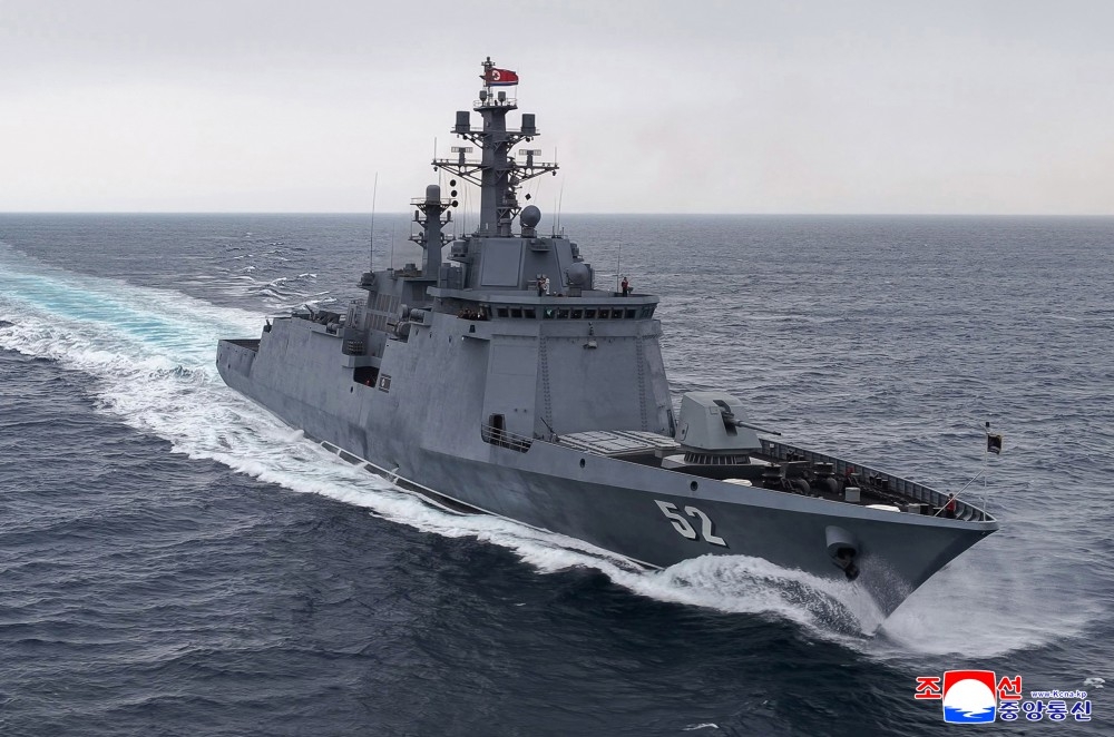 Tàu khu trục Kang Kon của Triều Tiên (Ảnh: KCNA)