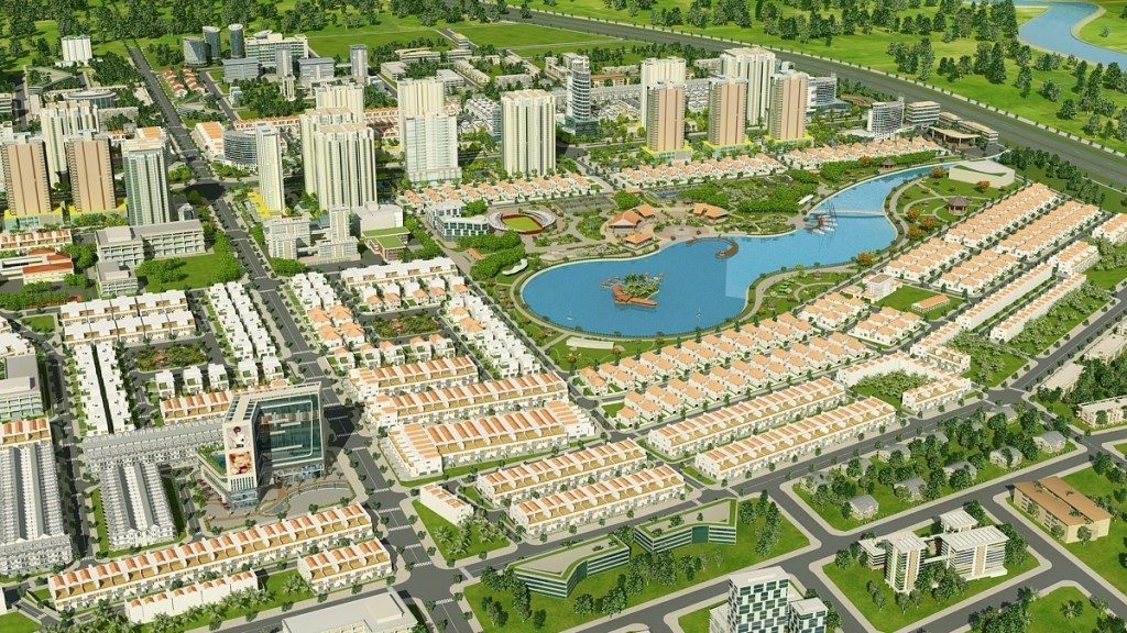 Phối cảnh khu đô thị Tây Mỗ - Đại Mỗ. Ảnh minh họa