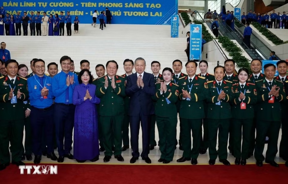 Tổng Bí thư, Chủ tịch nước Tô Lâm cùng các đại biểu dự Đại hội Đoàn toàn quốc lần thứ XIII