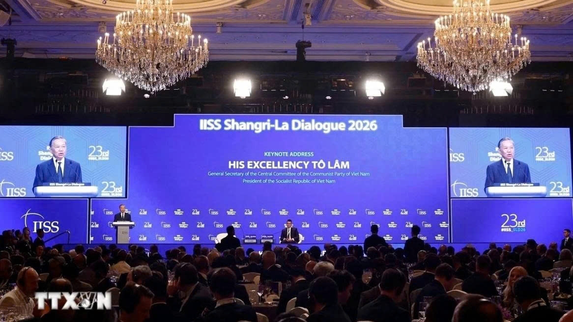 Tổng Bí thư, Chủ tịch nước Tô Lâm phát biểu dẫn đề tại Đối thoại Shangri-La lần thứ 23 với chủ đề "Chủ động kiến tạo hòa bình - ổn định - phát triển trong một thế giới nhiều biến động"