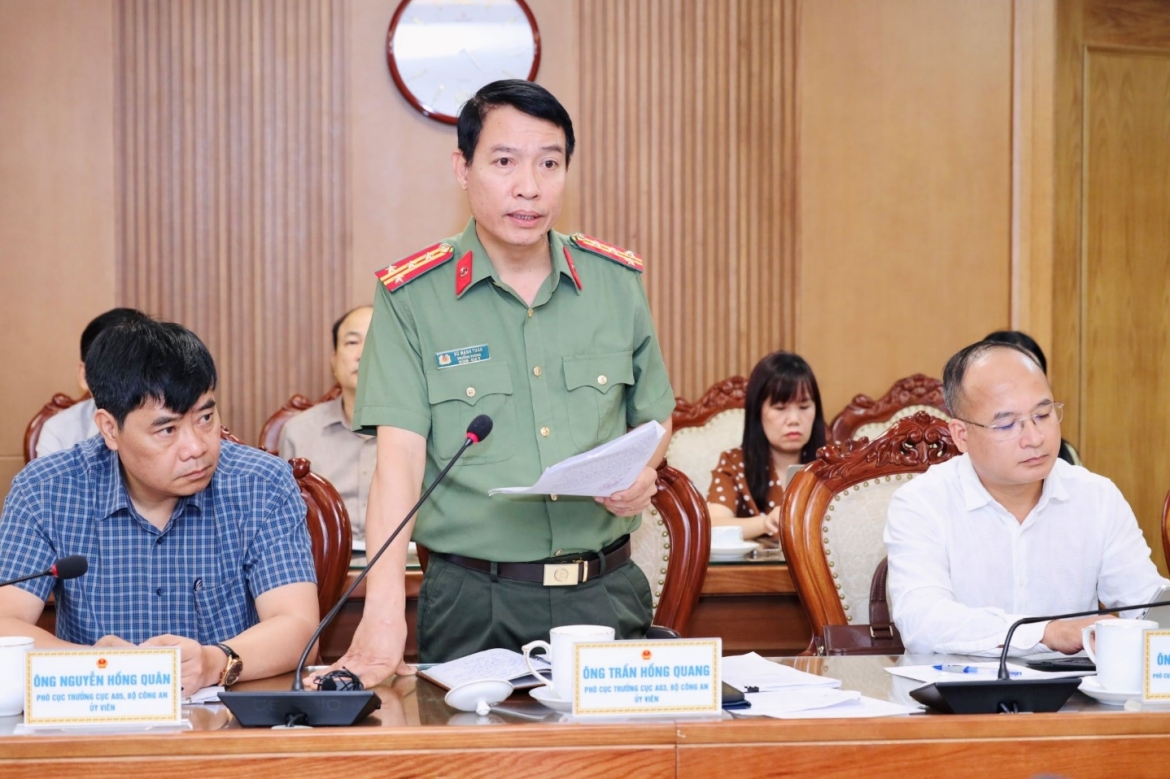 Ông Vũ Mạnh Tuân, Cục An ninh chính trị nội bộ (A03) nhấn mạnh, nhiệm vụ trọng tâm là chủ động nắm tình hình từ sớm, từ xa để phát hiện, ngăn chặn các nguy cơ 