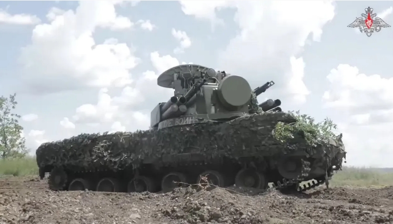 Tổ hợp phòng không Tunguska-M1. Ảnh: Bộ Quốc phòng Nga
