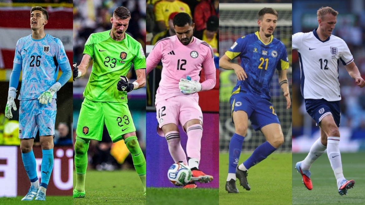 Từ trái qua phải: Florian Wiegele, Andries Noppert, Alvaro Montero, Stjepan Radeljic và Dan Burn