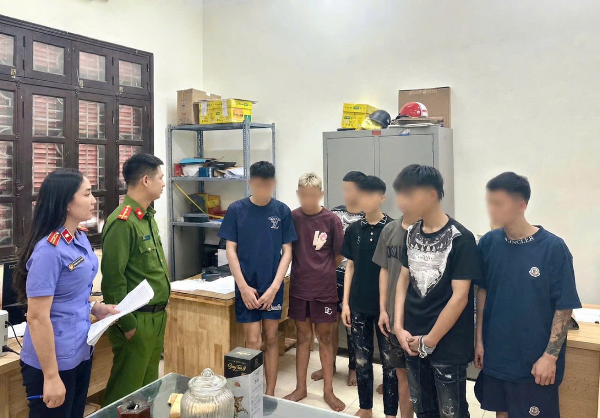 Các đối tượng liên quan trong vụ trộm cắp tài sản tại cơ quan Công an làm việc