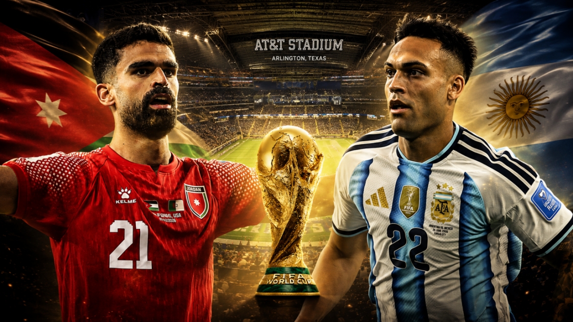 Jordan vs Argentina đối đầu ở lượt trận cuối bảng J World Cup 2026