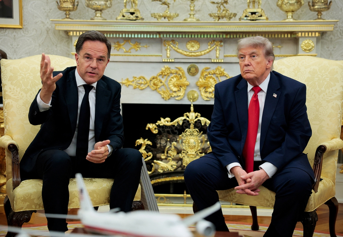 Tổng thống Mỹ Donald Trump tiếp Tổng thư ký NATO Mark Rutte tại Nhà Trắng, ngày 24/6/2026. Ảnh: Reuters