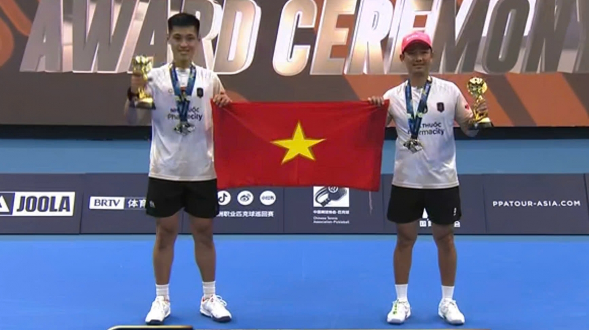 Trương Vinh Hiển và Đỗ Minh Quân vô địch nội dung đôi nam tại PPA Asia 500 Beijing Open 2026