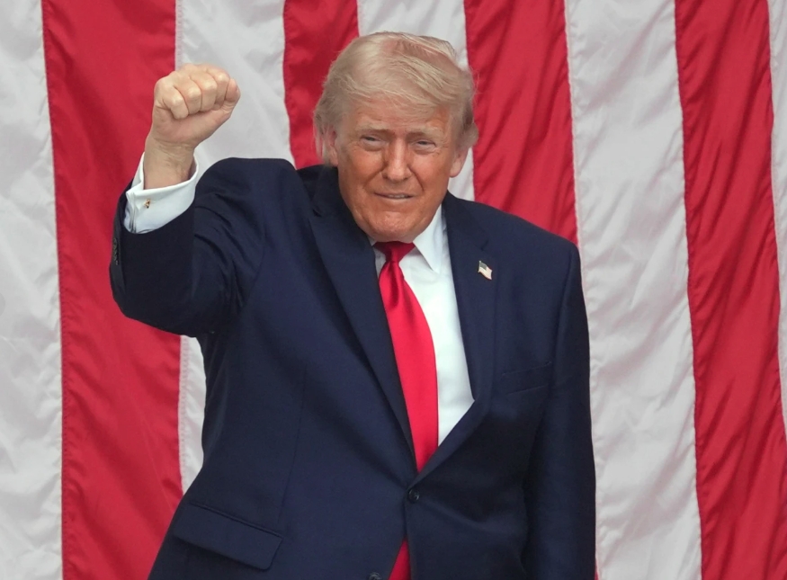 Tổng thống Trump. Ảnh: AP