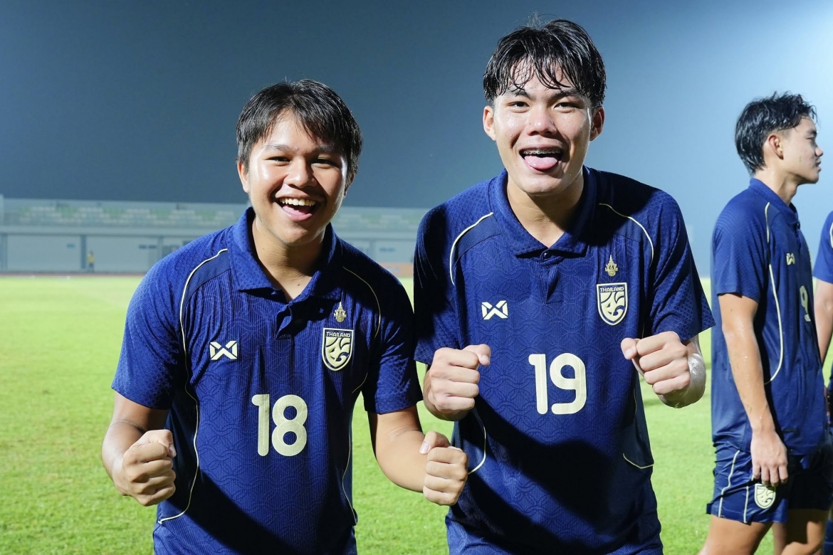 U19 Thái Lan vào bán kết U19 Đông Nam Á 2026 với ngôi đầu bảng B (Ảnh: FAT).