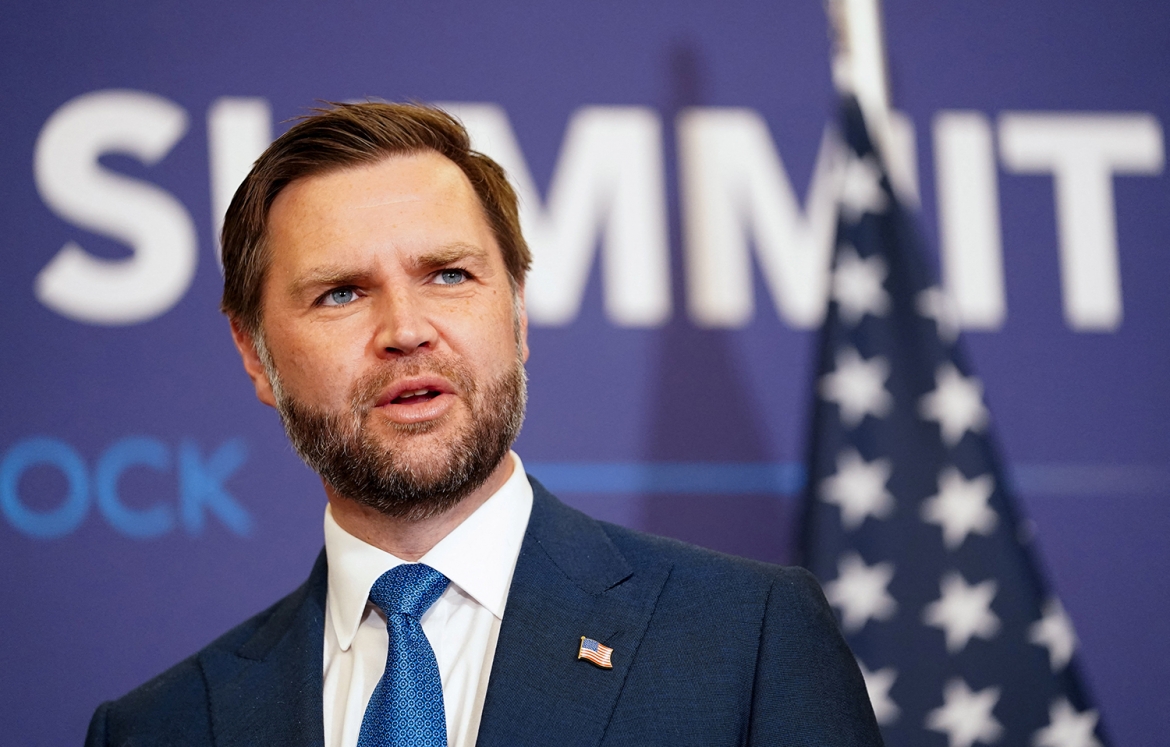 Phó Tổng thống Mỹ JD Vance tại khu nghỉ dưỡng Buergenstock ở Thụy Sĩ, ngày 21/6/2026. Ảnh: Reuters