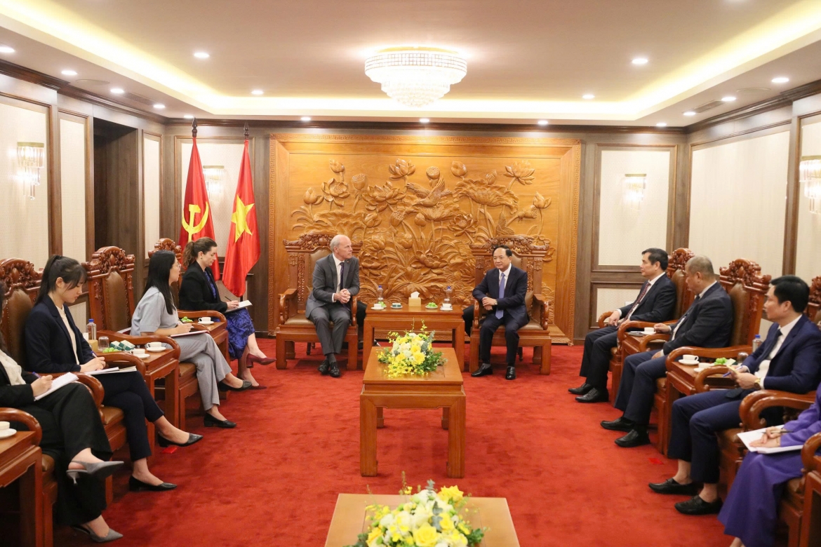 Toàn cảnh buổi tiếp
