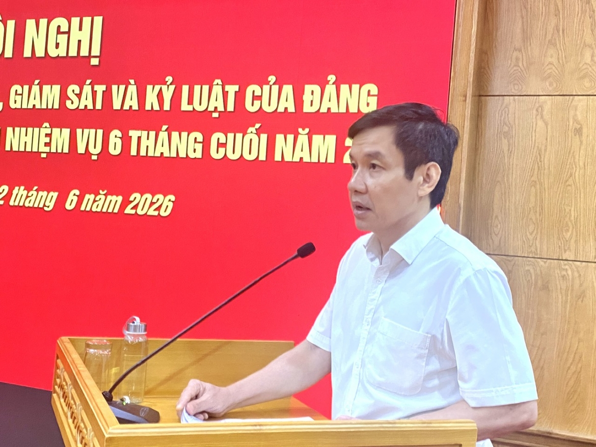 Phó Bí thư Đảng ủy, Chủ nhiệm Ủy ban Kiểm tra Đảng ủy các cơ quan Đảng Trung ương Nguyễn Quang Trường. Ảnh: Thúy Hằng.