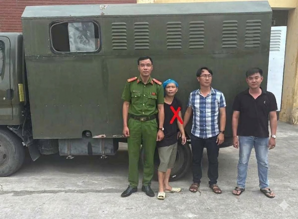 Công an xã Liêm Hà phát hiện, bắt giữ thành công đối tượng Hoàng Văn Hà (Dấu X)