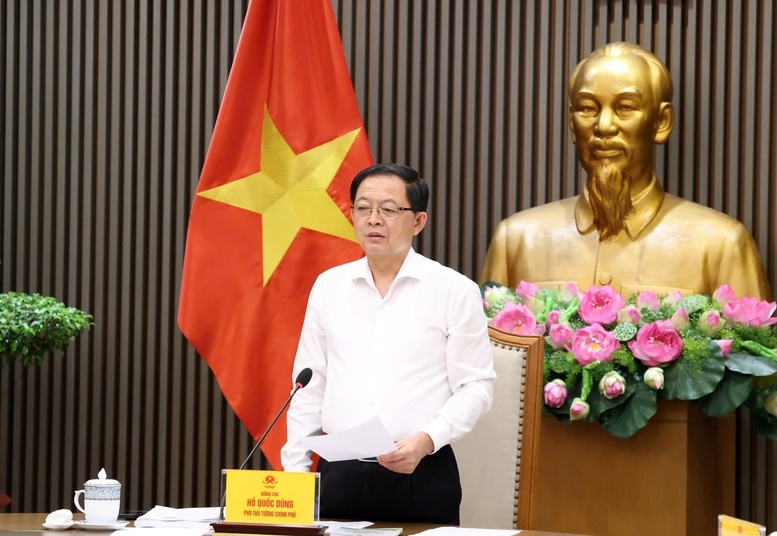 Phó Thủ tướng Hồ Quốc Dũng phát biểu kết luận hội nghị. Ảnh: VGP/Gia Huy