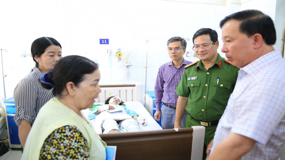 Lãnh đạo TP. Đồng Nai thăm hỏi, động viên các nạn nhân