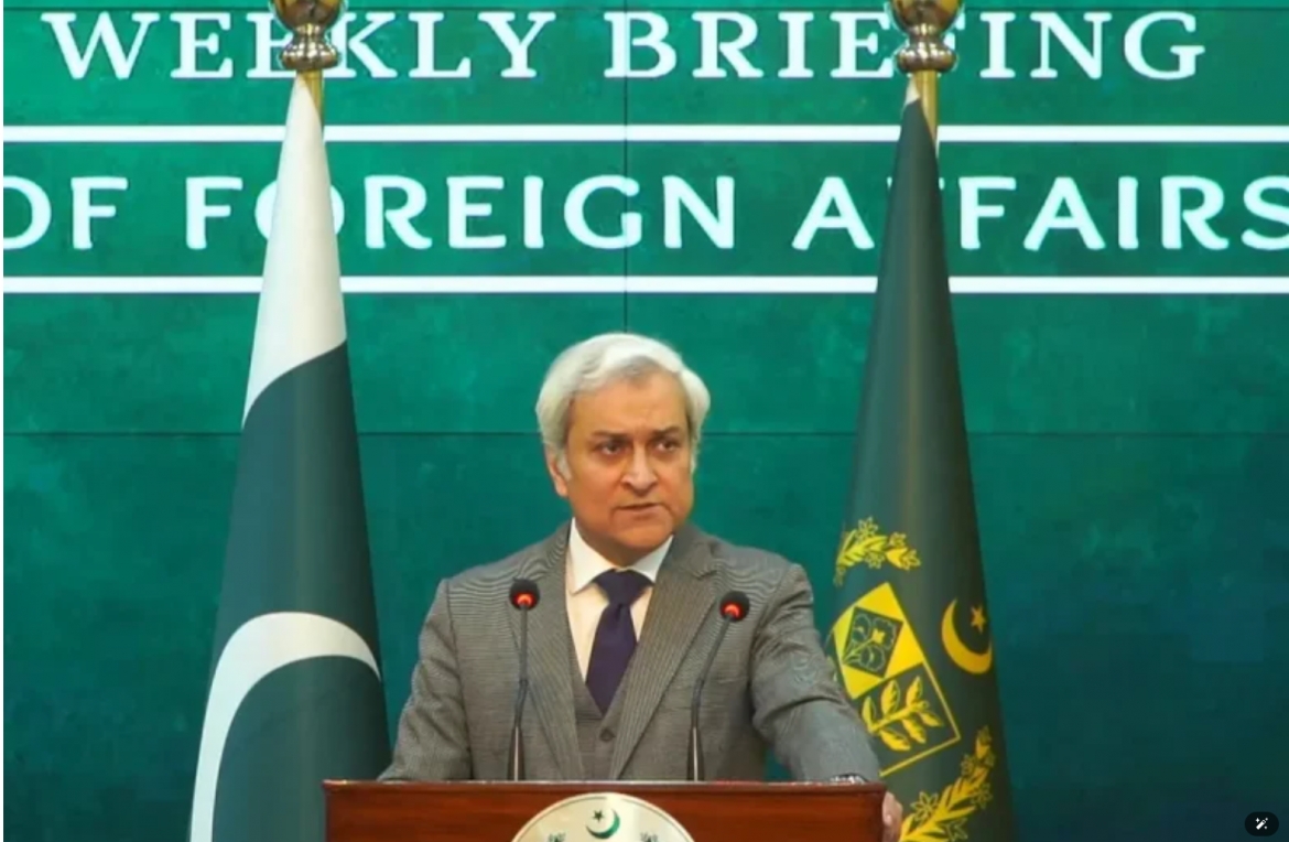 Người phát ngôn Bộ Ngoại giao Pakistan Tahir Andrabi. Ảnh: APP