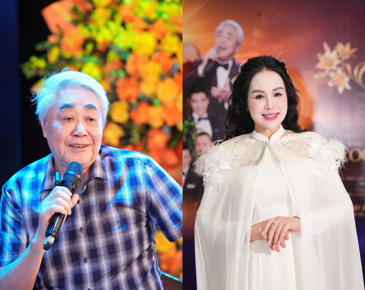 NSND Quang Thọ và ca sĩ Nguyễn Khánh Ly