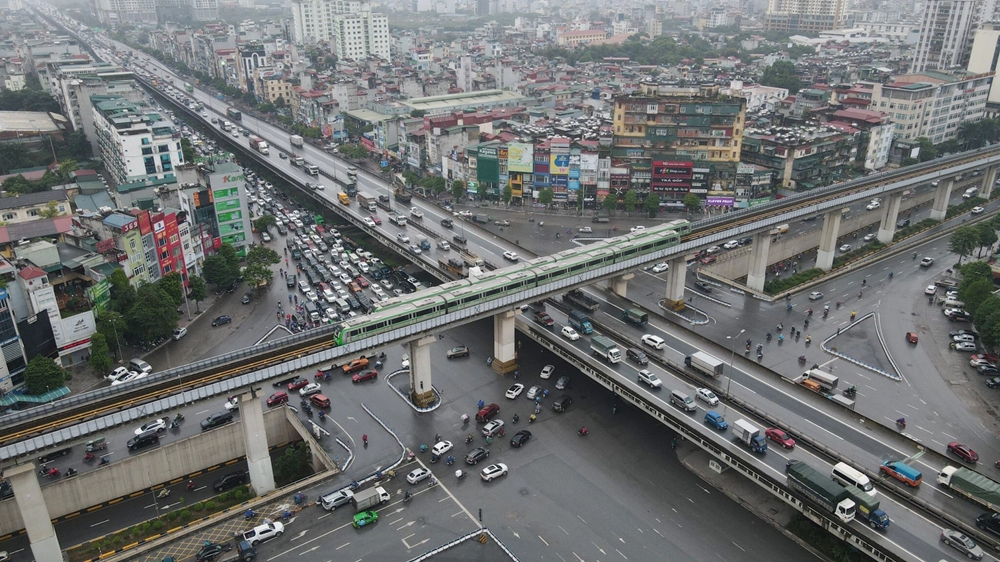 Tuyến metro Cát Linh - Hà Đông (Ảnh: Ngọc Thành)