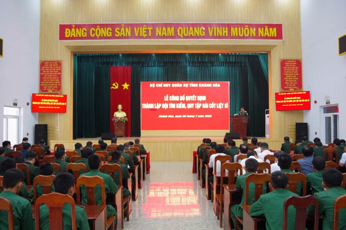 Quang cảnh buổi Lễ công bố