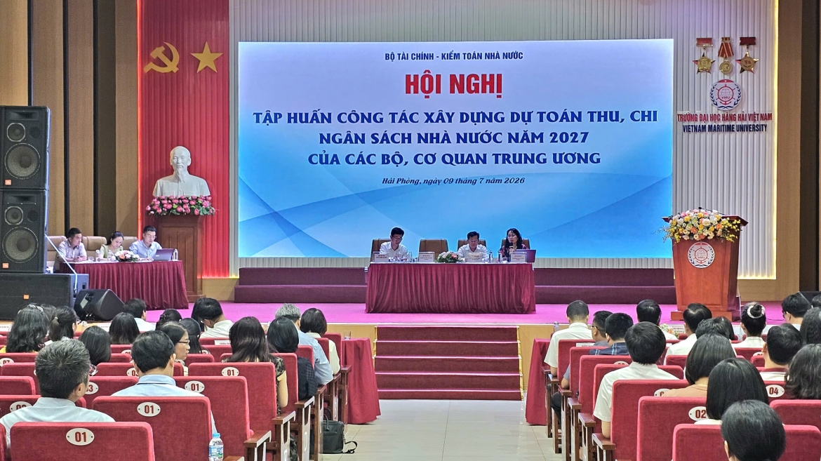 Bộ Tài chính phối hợp Kiểm toán Nhà nước tổ chức Hội nghị tập huấn công tác xây dựng dự toán thu, chi ngân sách nhà nước năm 2027 của các bộ, cơ quan Trung ương.