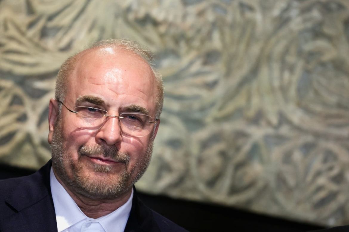 Chủ tịch Quốc hội, Trưởng đoàn đàm phán Iran Mohammad Baqer Qalibaf. Ảnh: Reuters