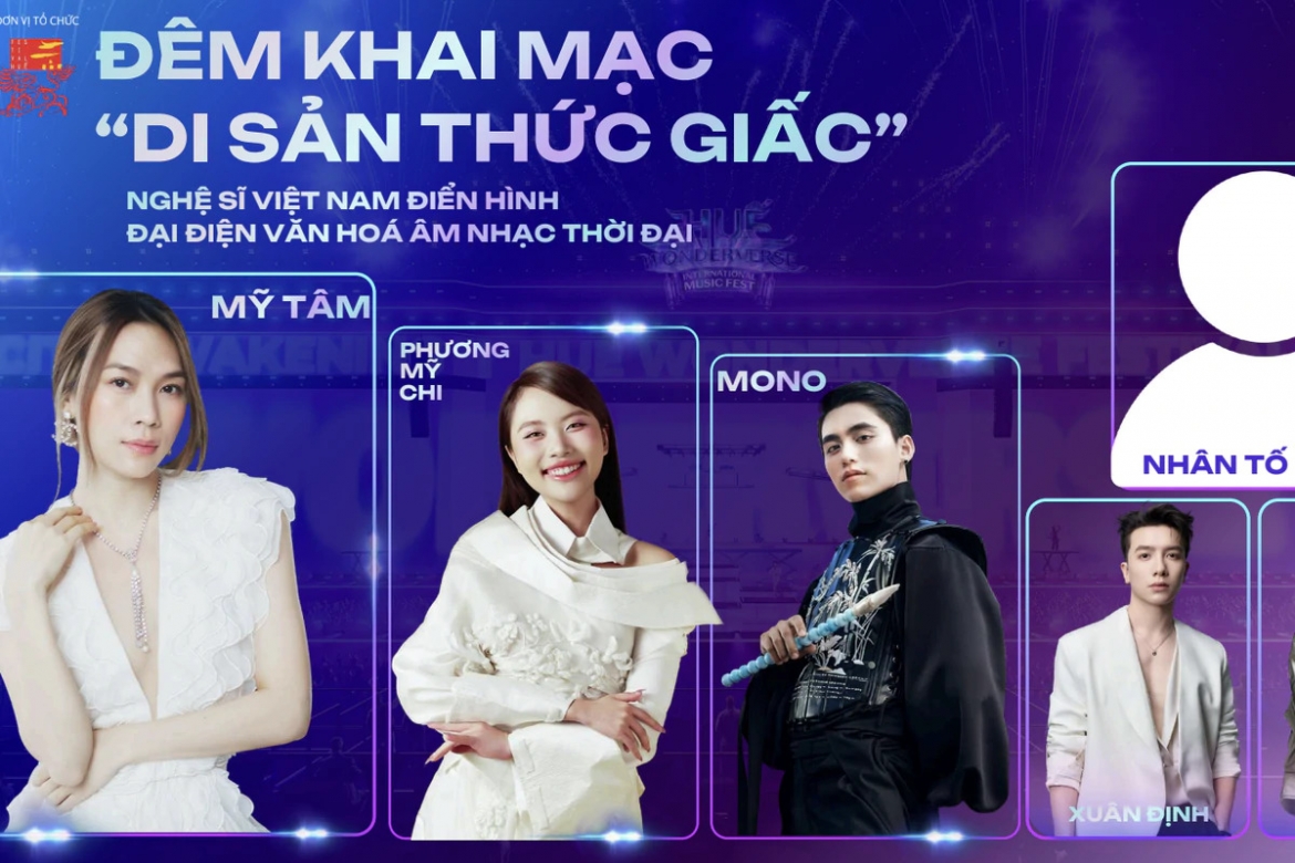 MONO được công bố là Sứ giả Quảng bá Di sản của lễ hội