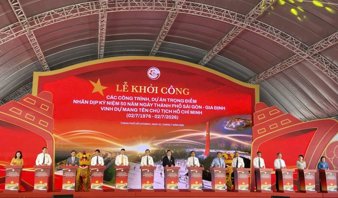 Vingroup đồng loạt triển khai 3 dự án hạ tầng chào mừng kỷ niệm 50 năm ngày thành phố Sài Gòn - Gia Định vinh dự mang tên Chủ tịch Hồ Chí Minh (2/7/1976 - 2/7/2026)