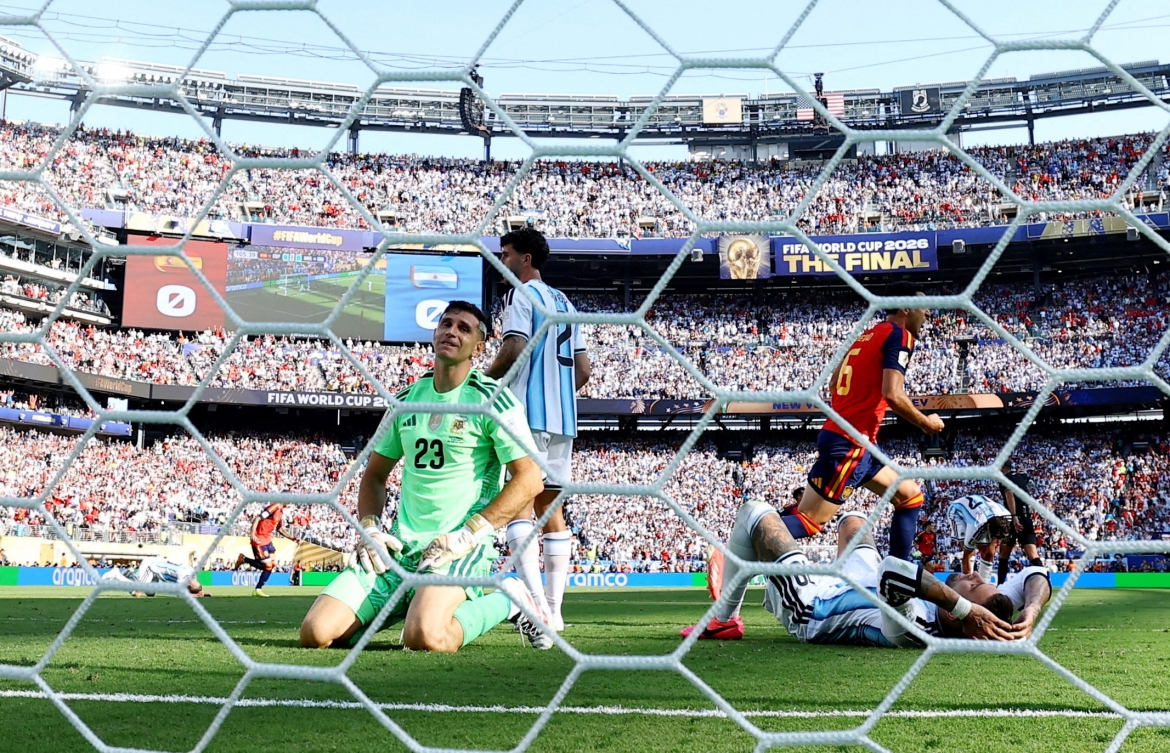 ĐT Argentina thua ĐT Tây Ban Nha 0-1 ở chung kết World Cup 2026. (Ảnh: Reuters)