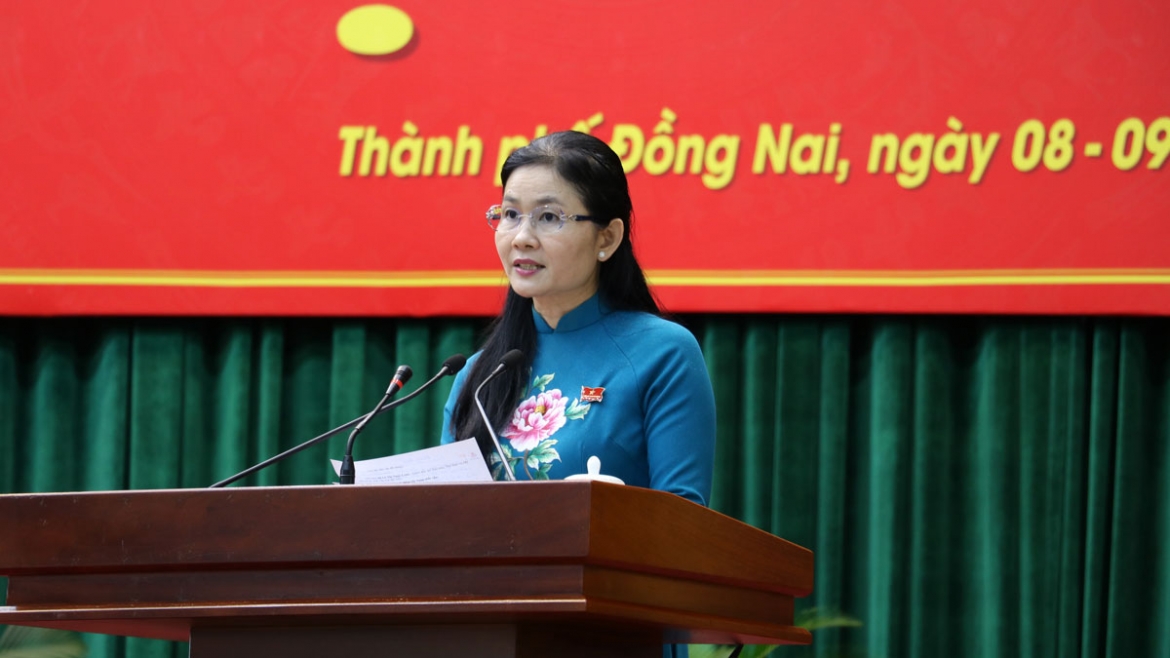 Bà Tôn Ngọc Hạnh, Chủ tịch HĐND TP. Đồng Nai 