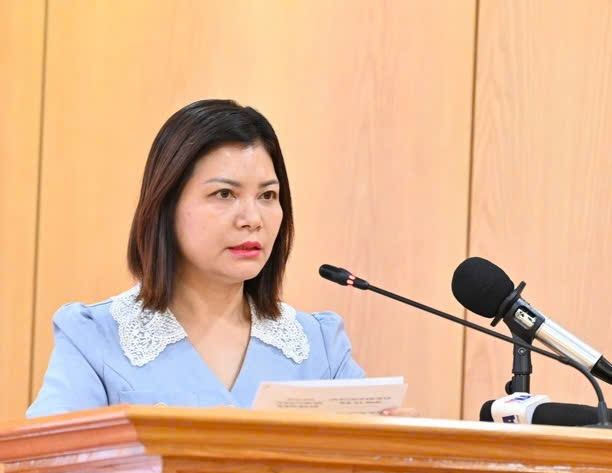 Bà Nguyễn Thúy Hiền - Phó Cục trưởng Cục Quản lý và phát triển thị trường trong nước (Bộ Công Thương)