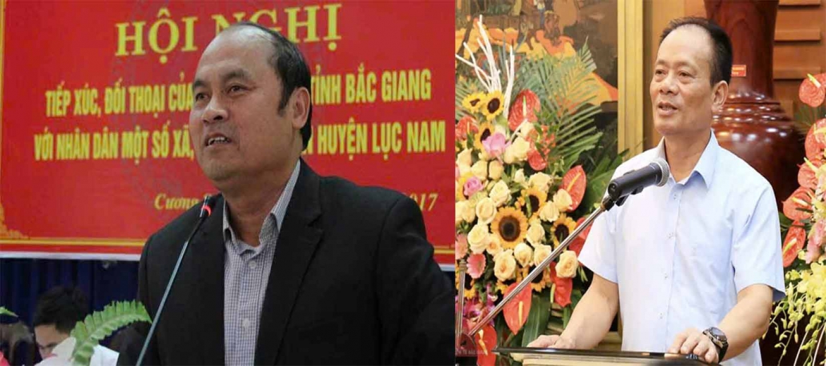 Ông Nguyễn Văn Linh (trái) và ông Lại Thanh Sơn