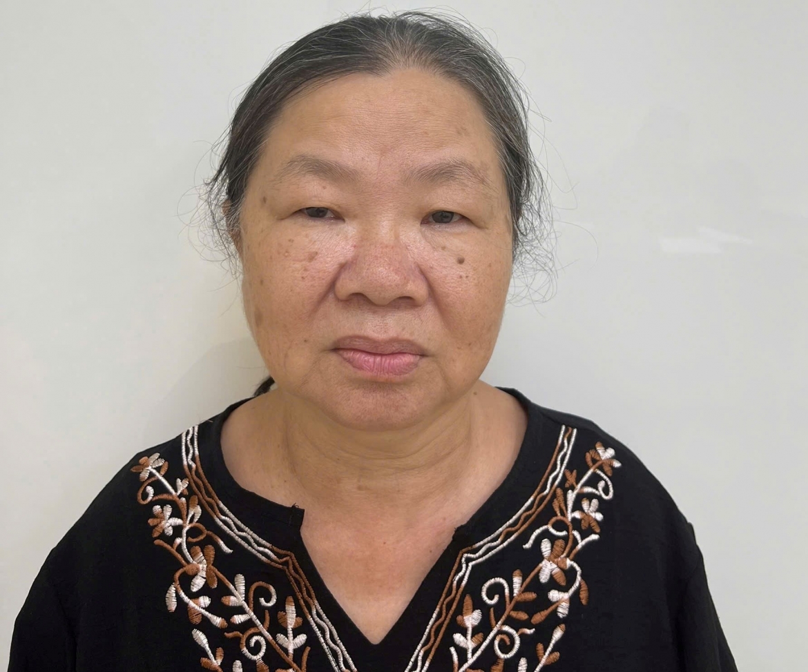 Bị can Nguyễn Thị Kim Oanh