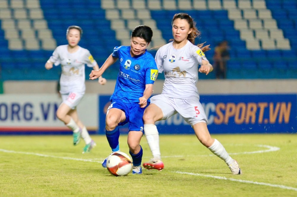 Thái Nguyên T&amp;T vượt qua Phong Phú Hà Nam. (Ảnh: VFF)