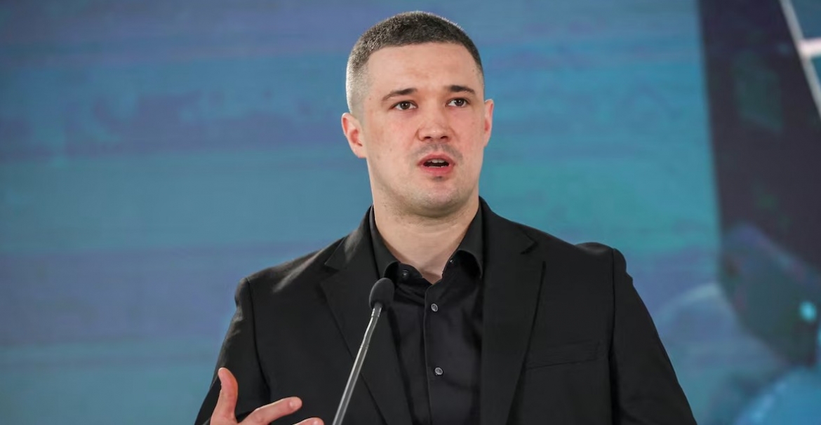 Cựu Bộ trưởng Quốc phòng Ukraine Mykhailo Fedorov. Ảnh: Reuters