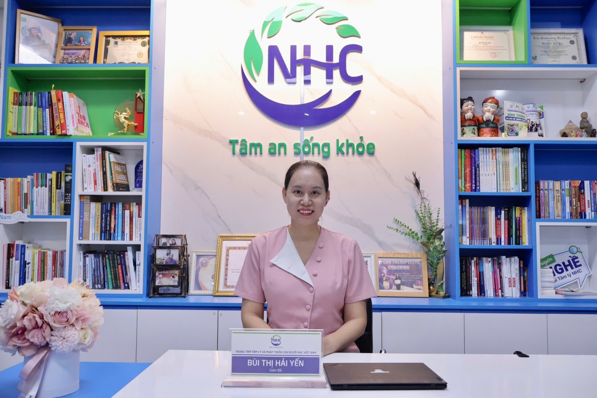 Ths. tâm lý Bùi Thị Hải Yến - Nhà sáng lập và điều hành Hệ thống Tâm lý và Phát triển Con người NHC