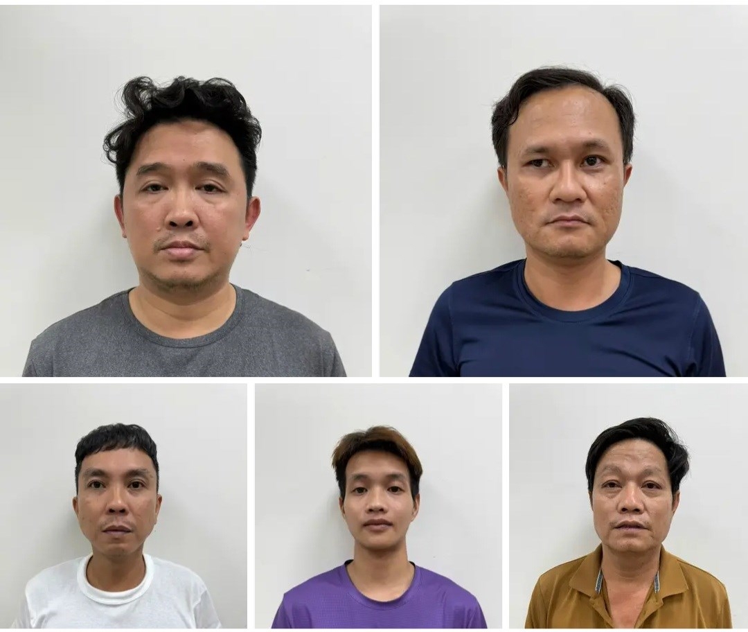 Các đối tượng bị bắt giữ